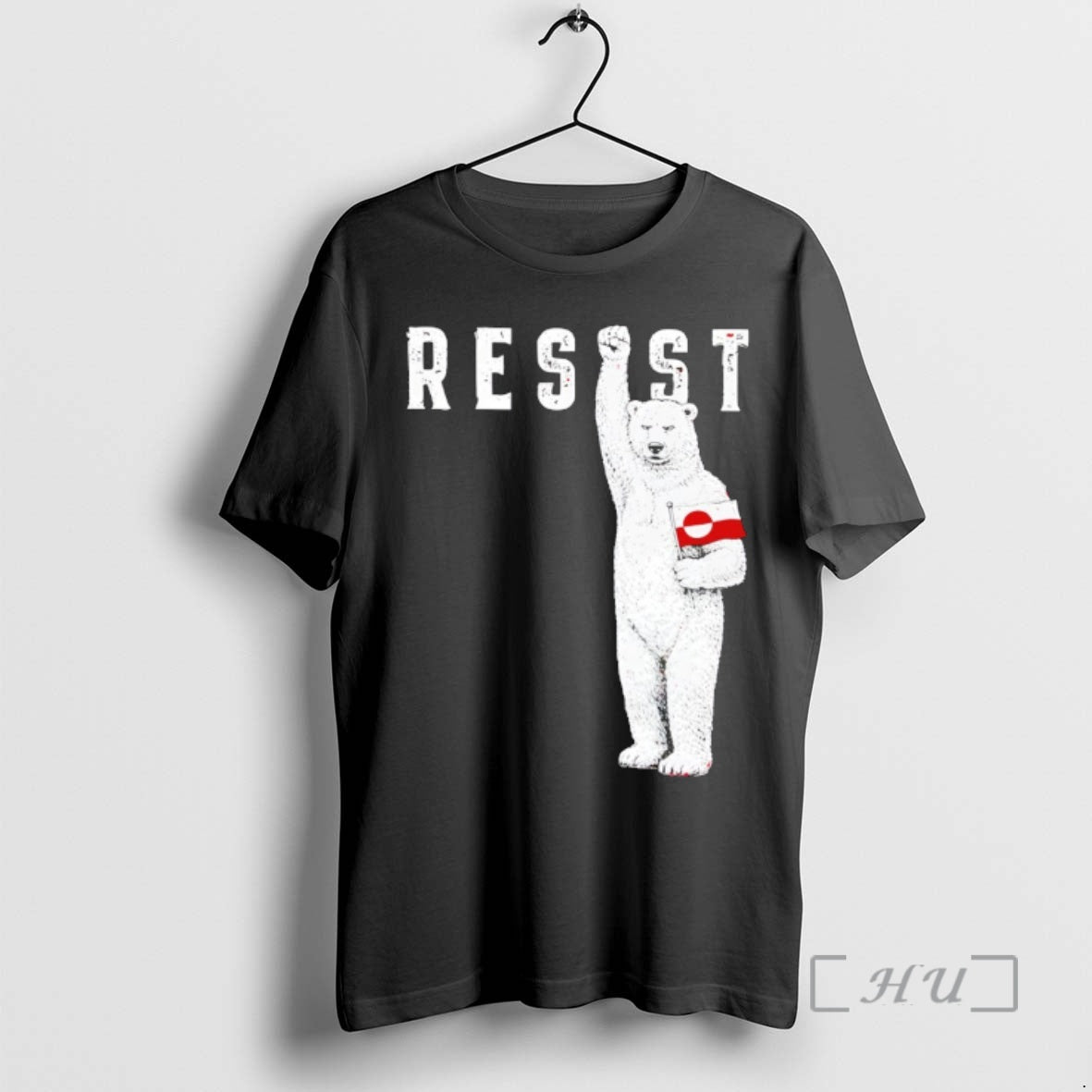 Trending Resist Polar Bear Greenland Flag Funny Political T-Shirts, Hoodie, Sweatshirt | InkRitualCo.com
