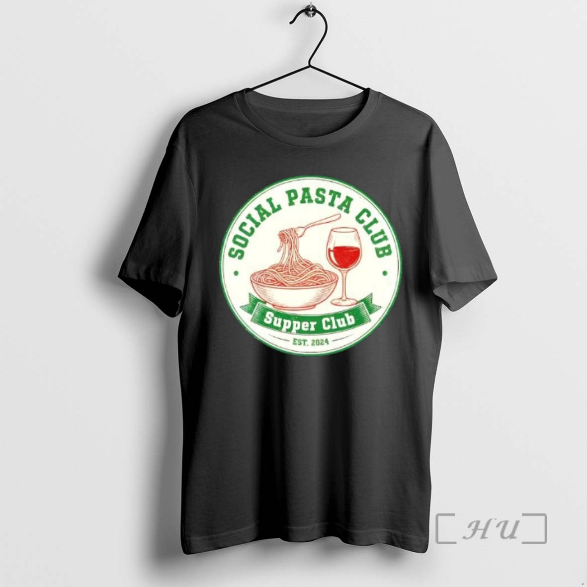 Trending Retro Social Pasta Club Supper Club Est 2024 T-Shirts, Hoodie, Sweatshirt | InkRitualCo.com