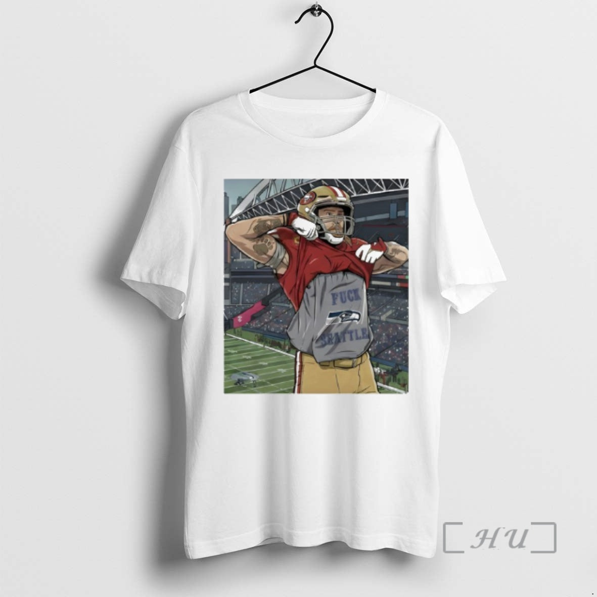 Trending Sf 49ers George Kittle Fuck Seattle T-Shirts, Hoodie, Sweatshirt | InkRitualCo.com