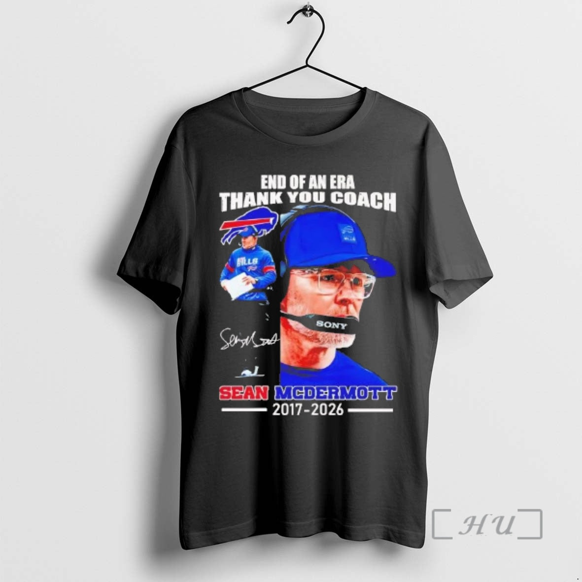 Trending Sean Mcdermott 2017 2026 End Of An Era Thank You Coach Premium T Shirts Hoodie, Sweatshirt | InkRitualCo.com