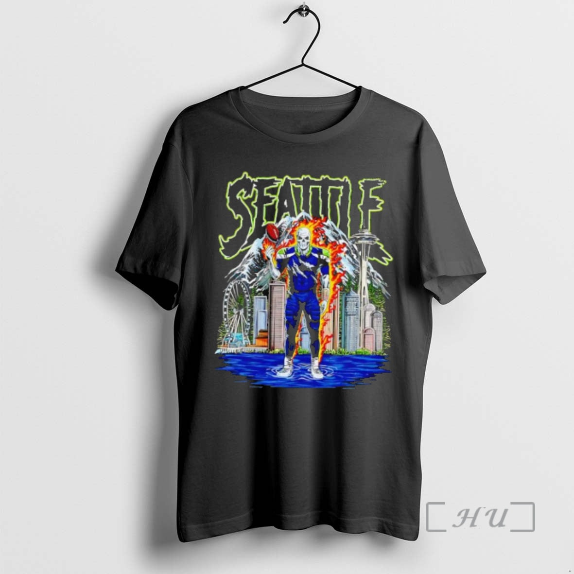 Trending Seattle Football Dt Essential Skeleton T-Shirts, Hoodie, Sweatshirt | InkRitualCo.com