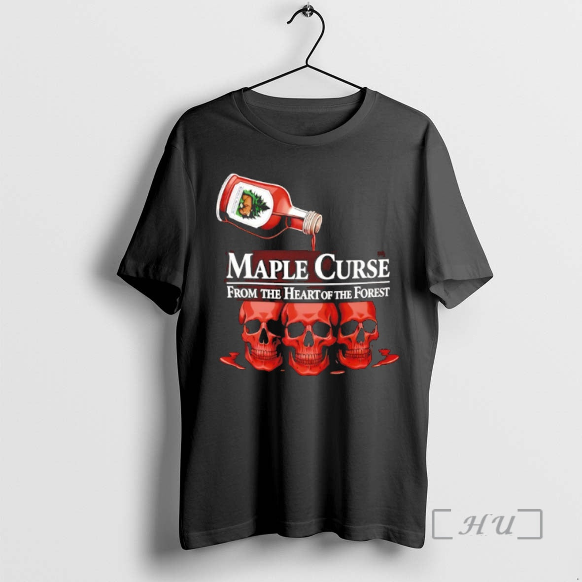 Trending Skulls Maple Curse From The Heart Of The Forest Graphic Premium T Shirts Sweater Hoodie, Sweatshirt