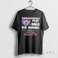 Trending Some Grandmas Play Bingo Real Grandmas Watch New York Giants 2026 Premium T Shirts Hoodie, Sweatshirt