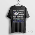 Trending Some Grandmas Play Bingo Real Grandmas Watch Seattle Mariners Baseball Diamond Heart T Shirts Hoodie, Sweatshirt