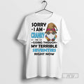 Trending Sorry I Am Cranky Im Going Through My Terrible Seventies Right Now Gnome T-Shirts, Hoodie, Sweatshirt