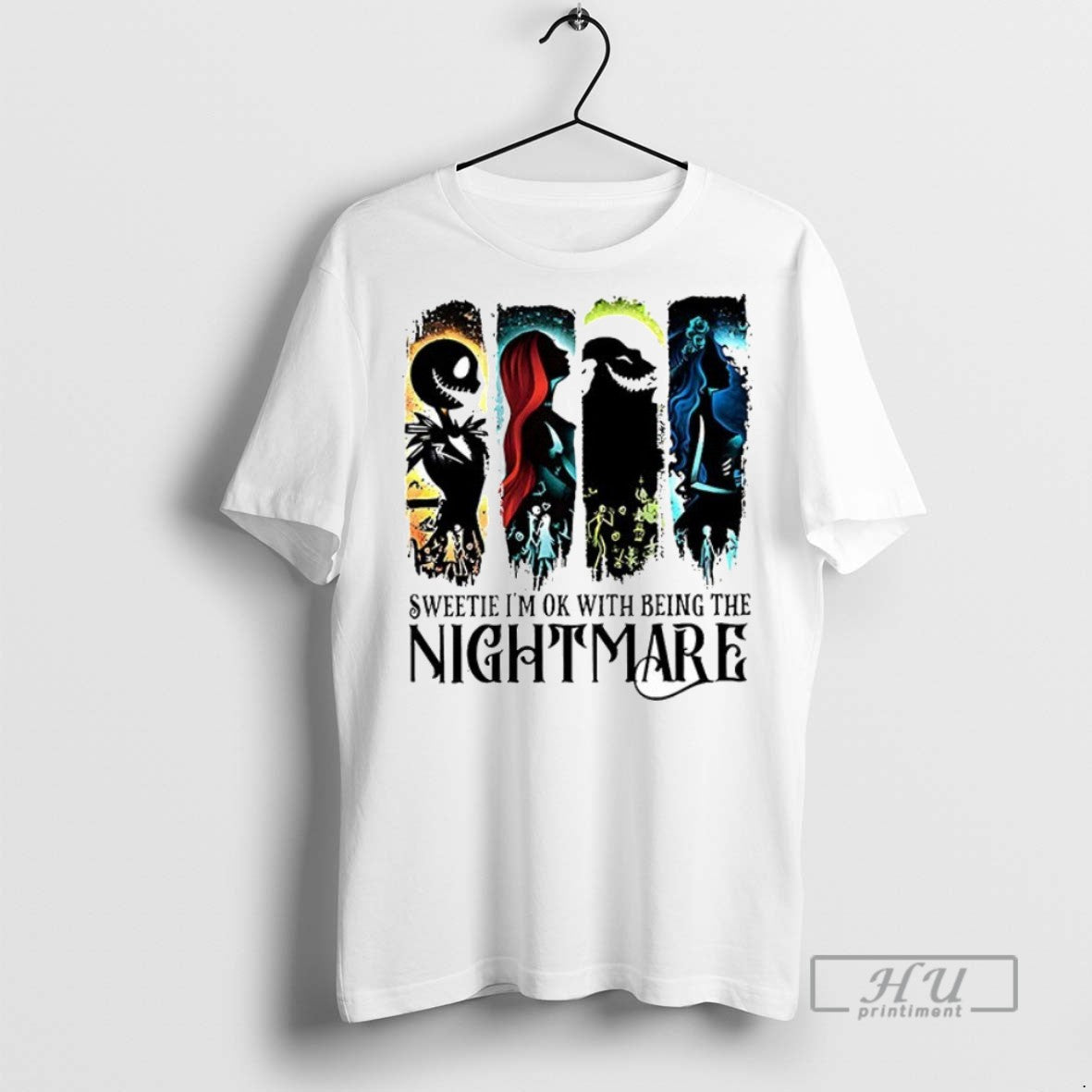 Trending Sweetie Im Ok With Being The Nightmare Halloween Ceramic Ceramic And Classic Dad Cap T-Shirts, Hoodie, Sweatshirt