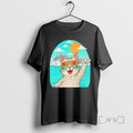 Trending Tabby Cat Wearing Sunglasses Behind Yacht Holiday Funny T-Shirts, Hoodie, Sweatshirt | InkRitualCo.com