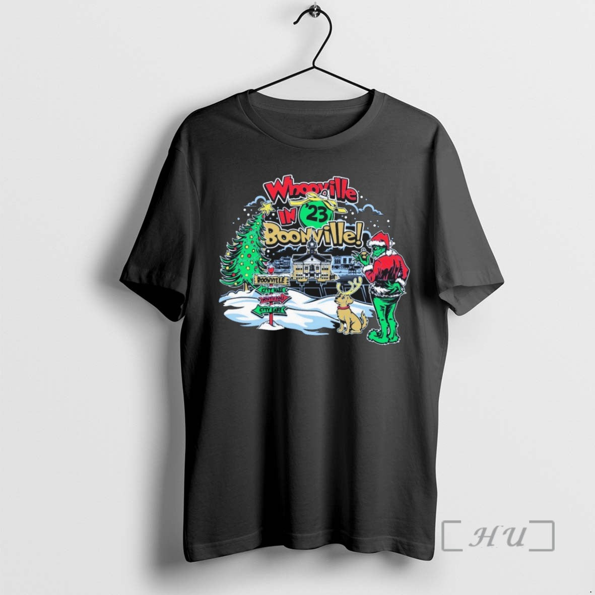 Trending The Grinch Whoville In Boonville Christmas T-Shirts, Hoodie, Sweatshirt | InkRitualCo.com
