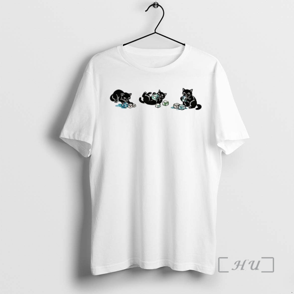 Trending The Cat Is Playing With Ice Anti Ice Caricature T-Shirts, Hoodie, Sweatshirt | InkRitualCo.com