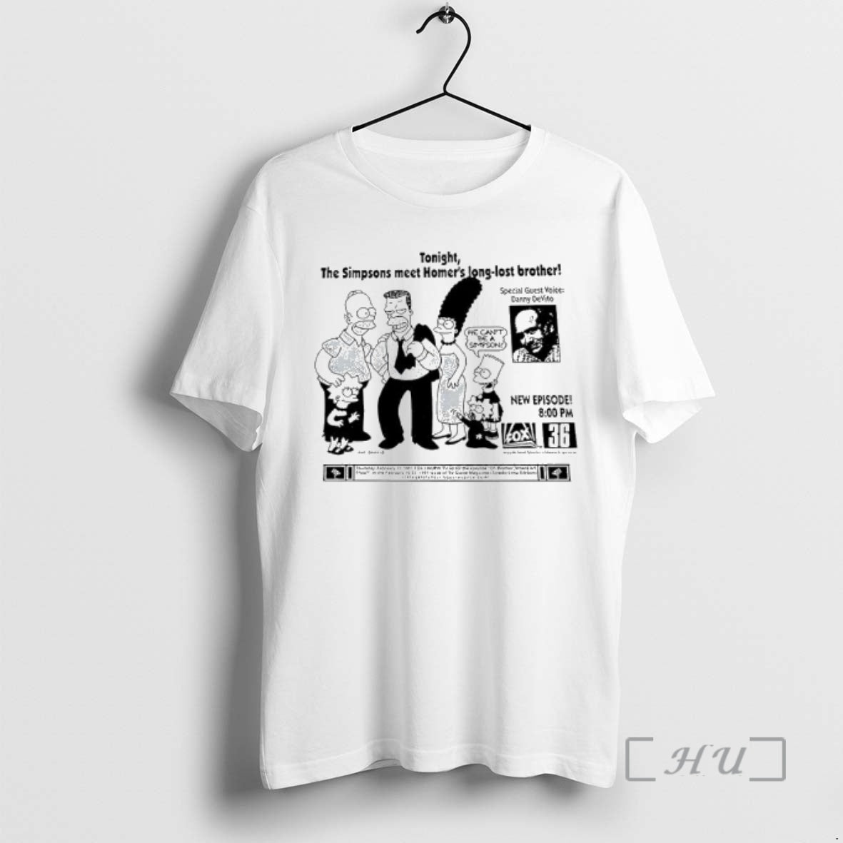 Trending Tonight The Simpsons Meet Homers Long Lost Brother Graphic T-Shirts, Hoodie, Sweatshirt | InkRitualCo.com
