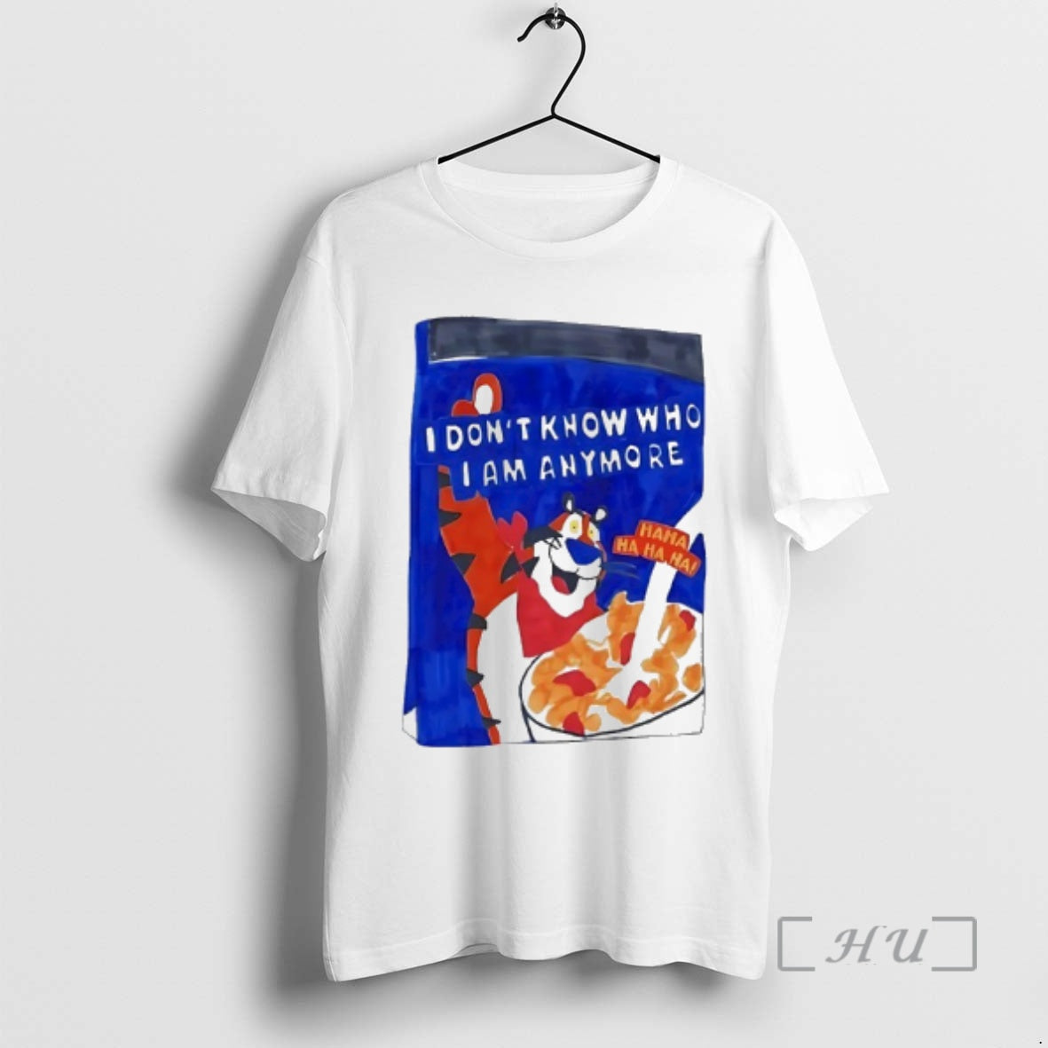 Trending Tony The Tiger I Dont Know Who I Am Anymore Ha Ha Ha Premium T-Shirts, Hoodie, Sweatshirt | InkRitualCo.com