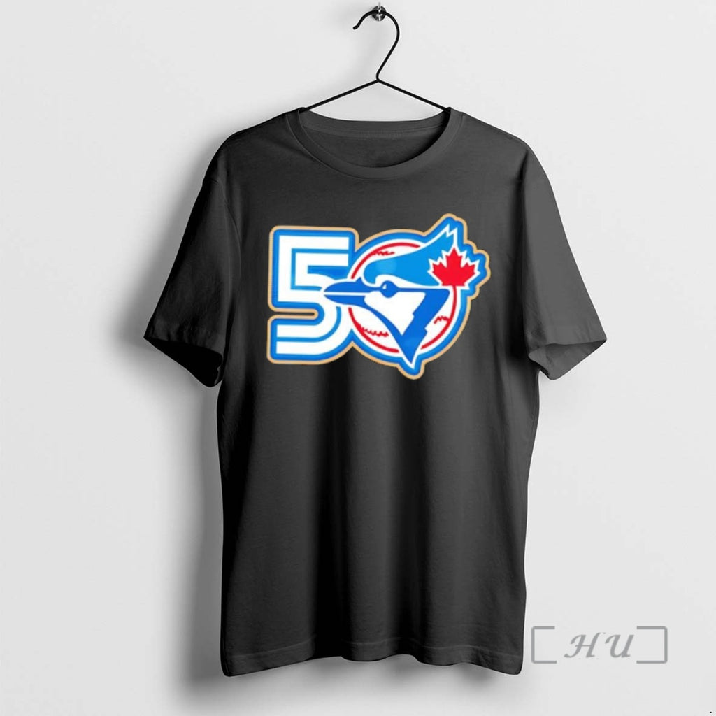Trending Toronto Blue Jays 50th Anniversary Logo T-Shirts, Hoodie, Sweatshirt | InkRitualCo.com
