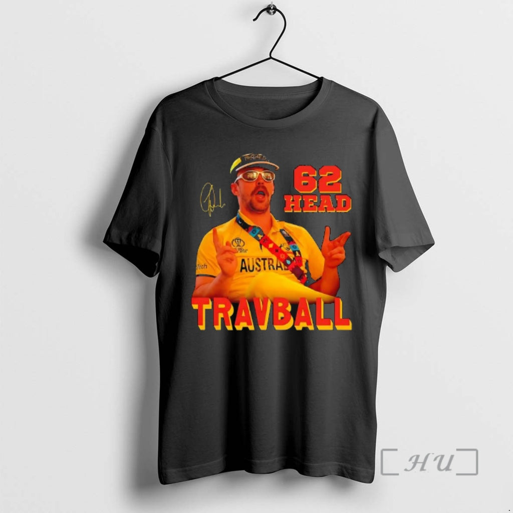 Trending Travis Head Travball 62 Signature T-Shirts, Hoodie, Sweatshirt | InkRitualCo.com