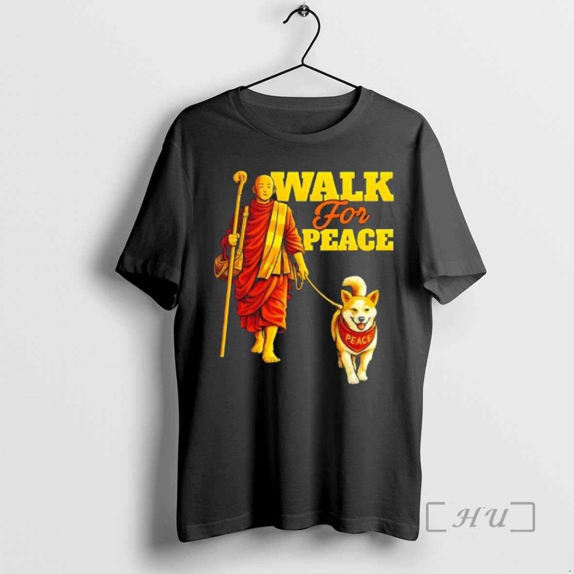 Trending Walk For Peace Walking Monks And Aloka Dog T-Shirts, Hoodie, Sweatshirt | InkRitualCo.com