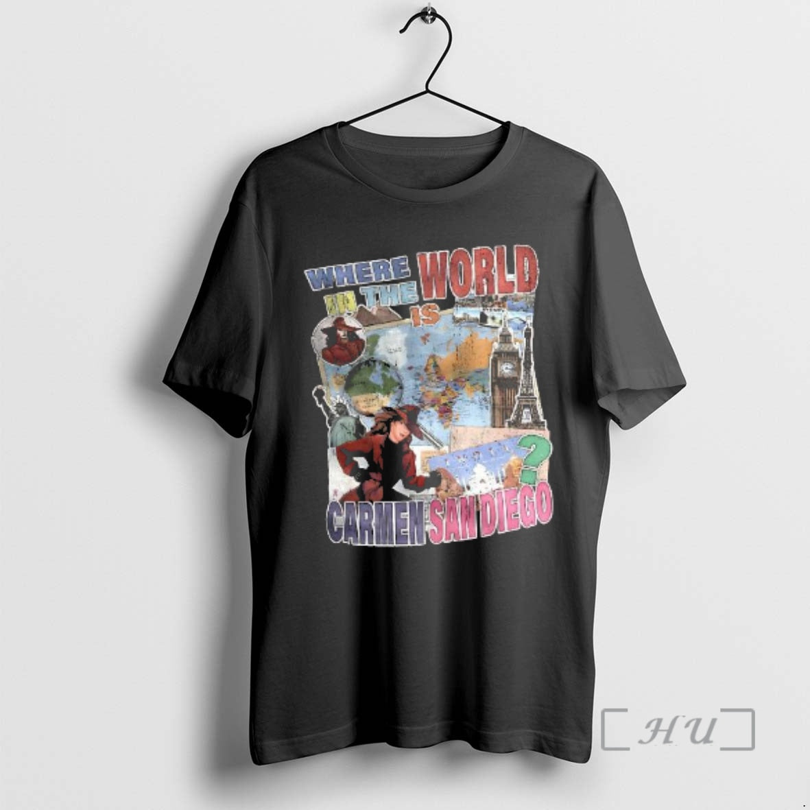 Trending Where In The World Is Carmen Sandiego Cartoon Retro T-Shirts, Hoodie, Sweatshirt | InkRitualCo.com