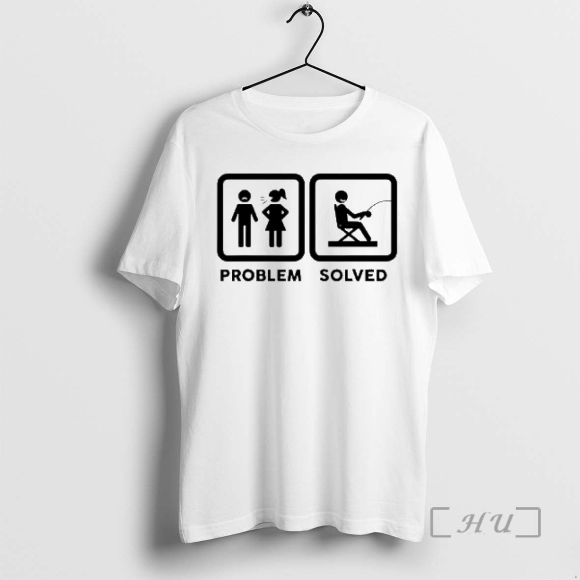 Trending Wife Problem Solved Funny Fishing Lover T-Shirts, Hoodie, Sweatshirt | InkRitualCo.com
