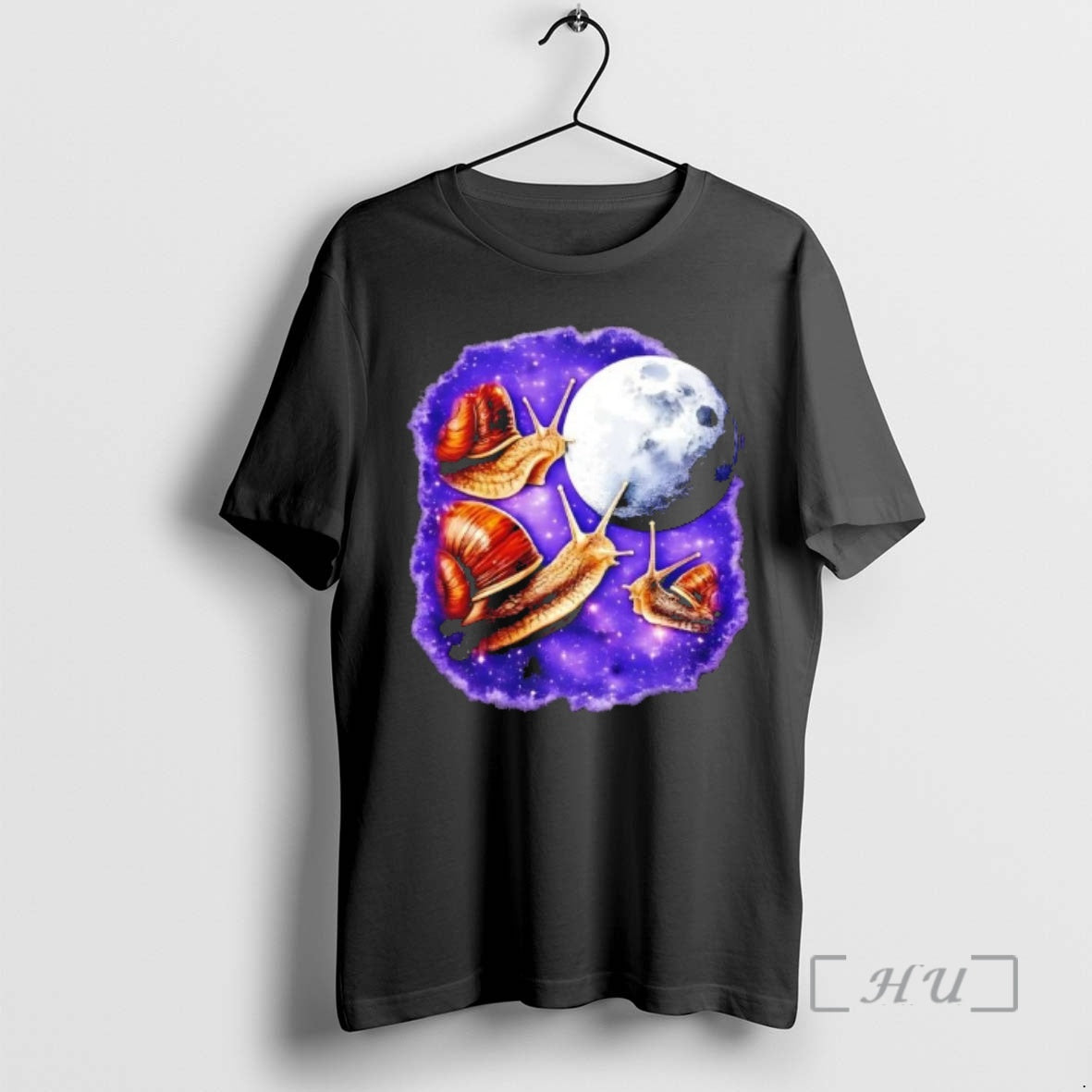Trending Yearning Snails In Space Moon Graphic T-Shirts, Hoodie, Sweatshirt | InkRitualCo.com