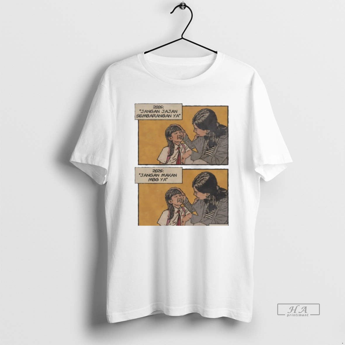 Trendy 2005 Jangan Jajan Sembarangan Ya 2025 Jangan Makan Mbg Ya T-Shirts, Hoodie, Sweatshirt | InkRitualCo.com