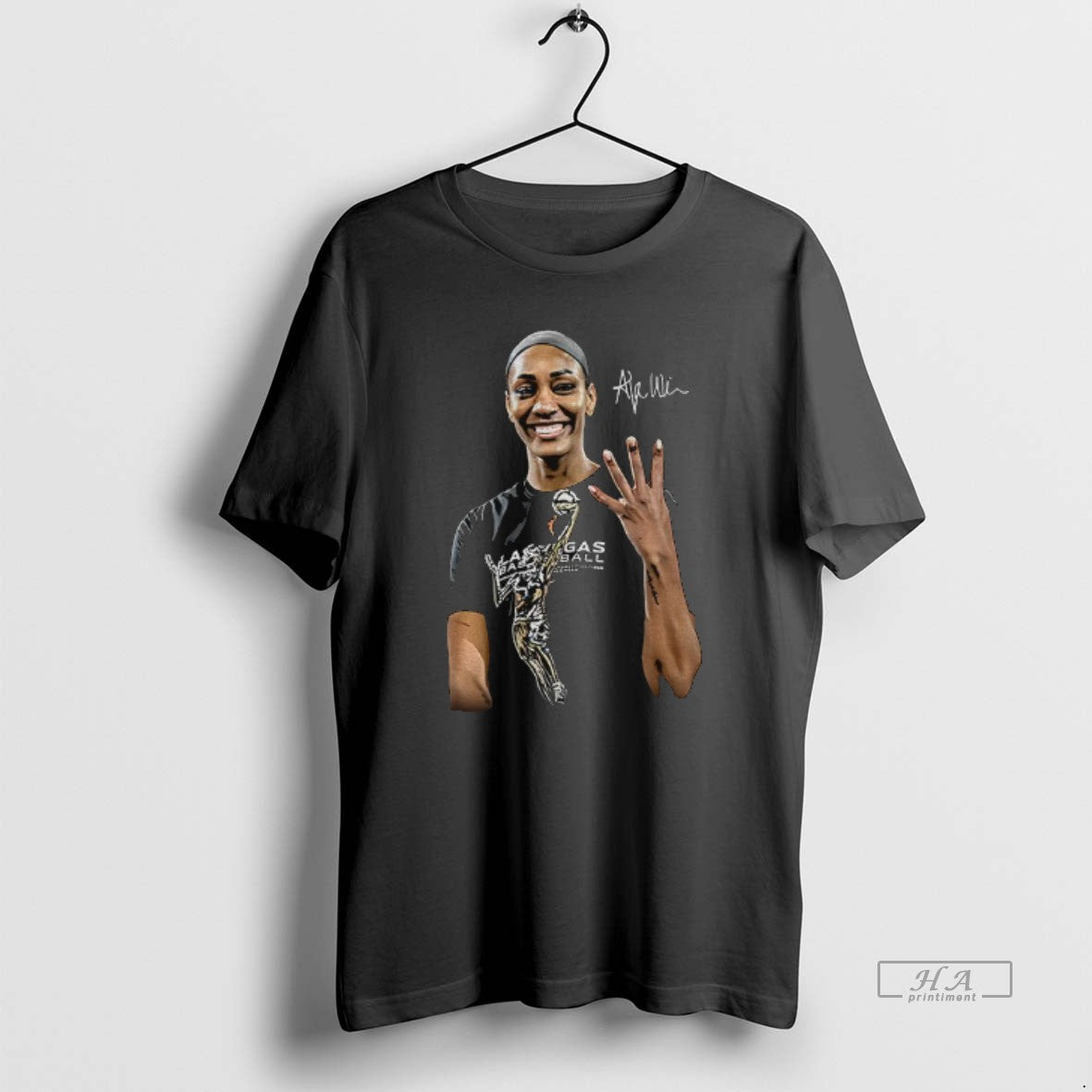 Trendy Aja Wilson Las Vegas Aces Wnba Basketball 2025 Signature T-Shirts, Hoodie, Sweatshirt | InkRitualCo.com