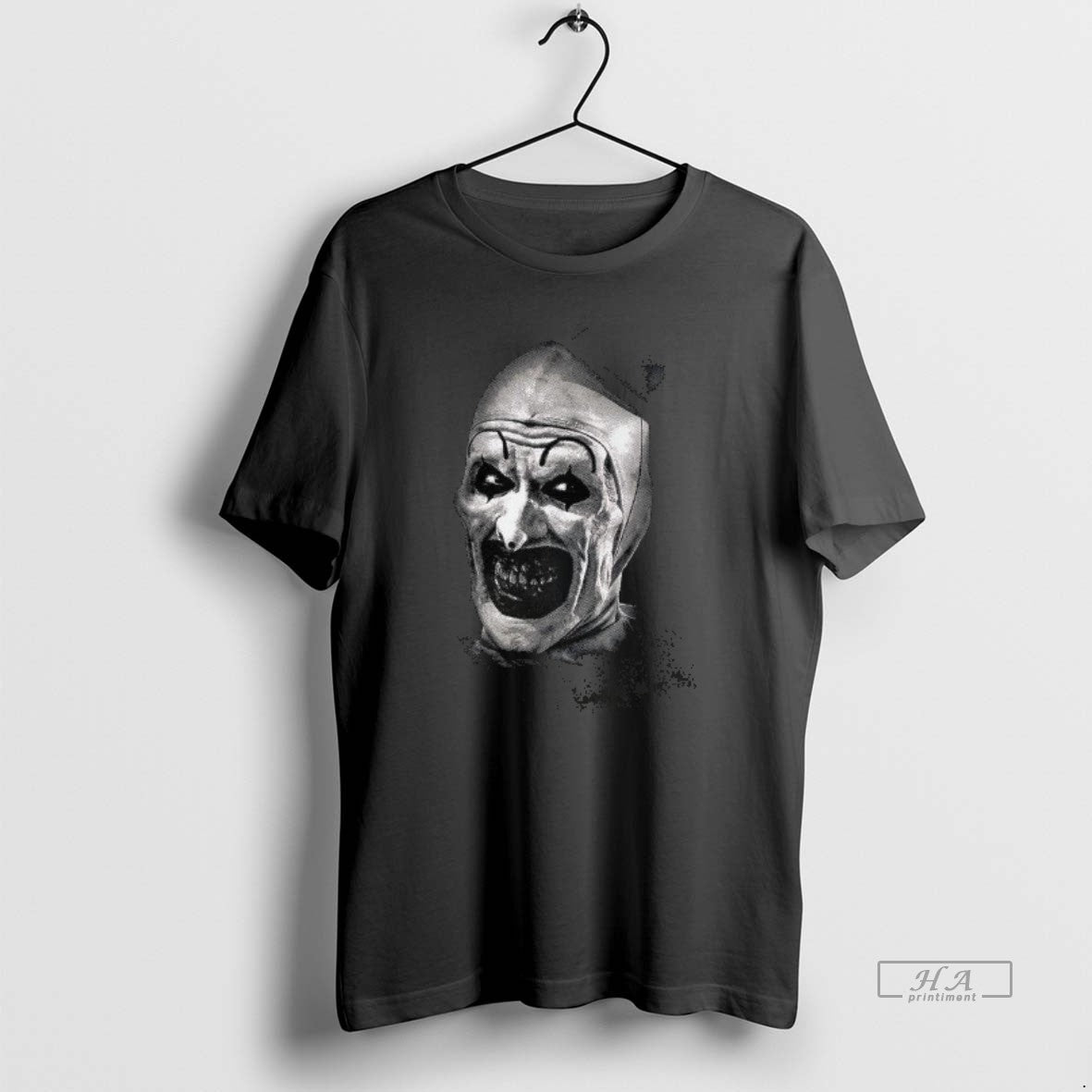 Trendy Art The Clown The Terrifier Big Face Graphic Halloween T-Shirts, Hoodie, Sweatshirt | InkRitualCo.com