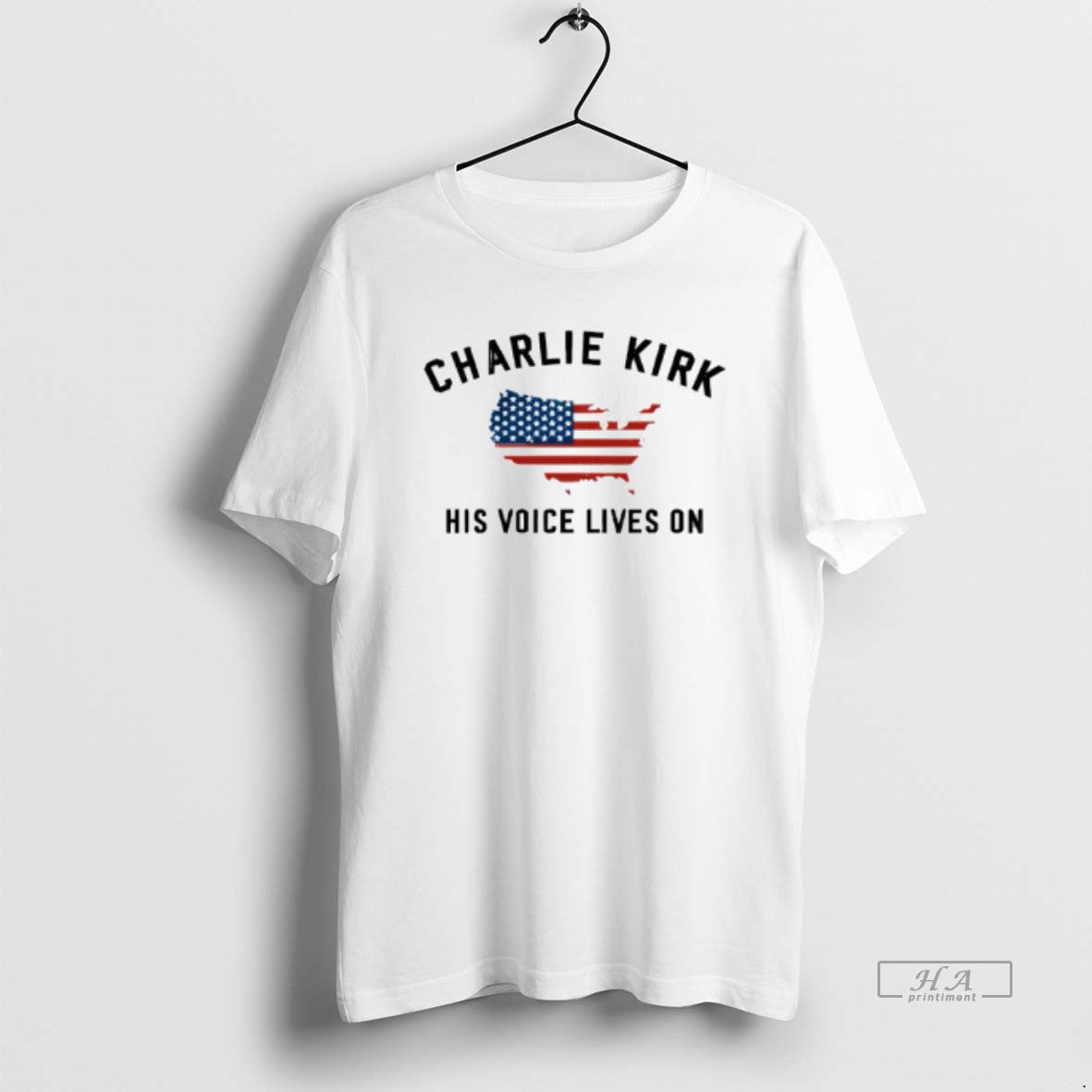 Trendy Charlie Kirk His Voice Lives On Printed Casual T-Shirts, Hoodie, Sweatshirt | InkRitualCo.com