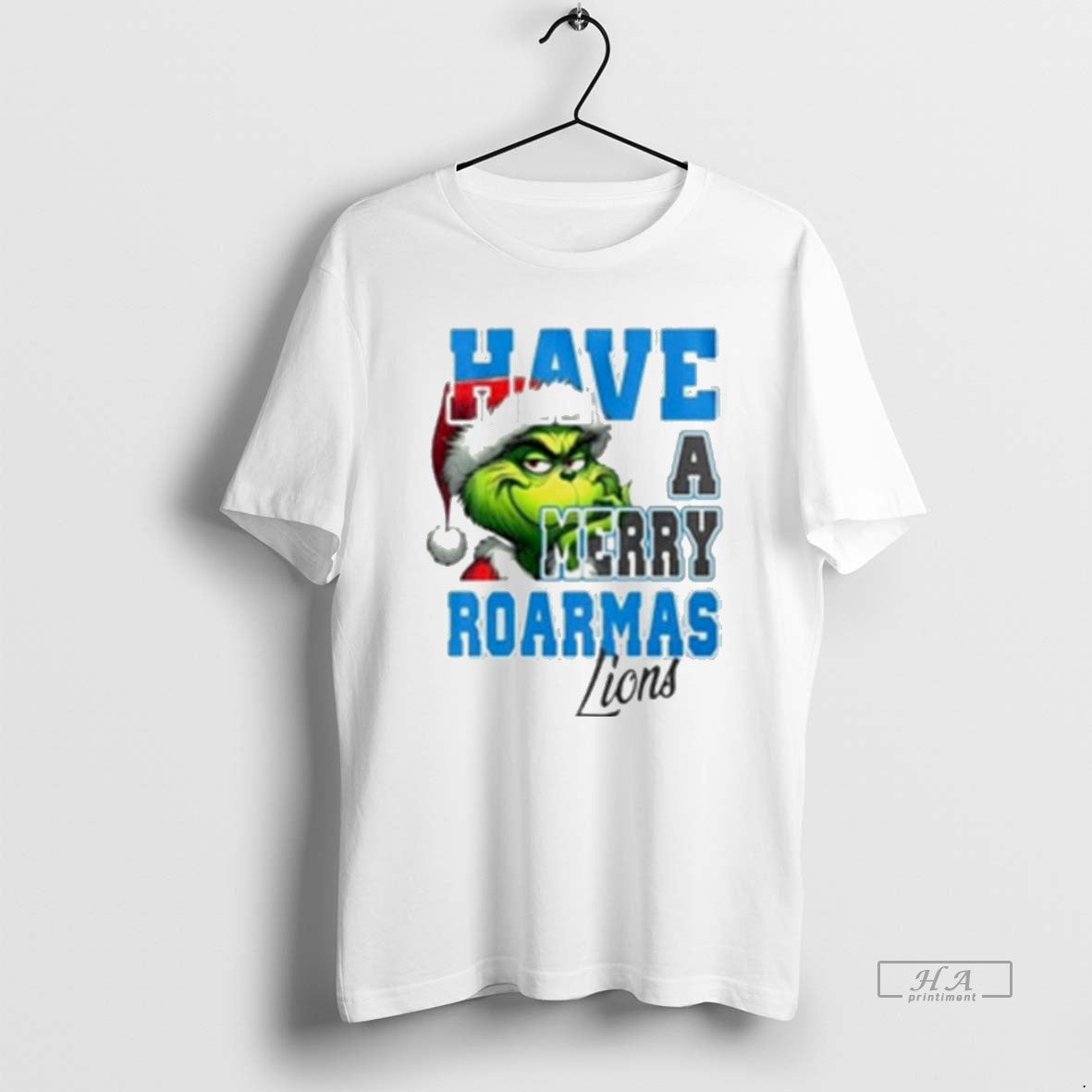 Trendy Detroit Lions Have A Merry Roarmas Lions Grinch Christmas White T-Shirts, Hoodie, Sweatshirt | InkRitualCo.com