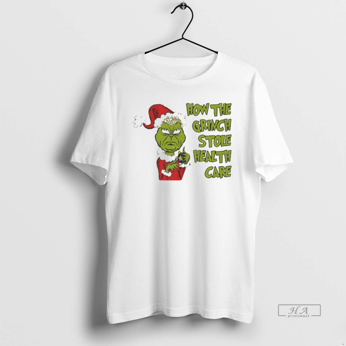 Trendy Doug Ford The Grinch Stole Healthcare Christmas White T-Shirts, Hoodie, Sweatshirt | InkRitualCo.com
