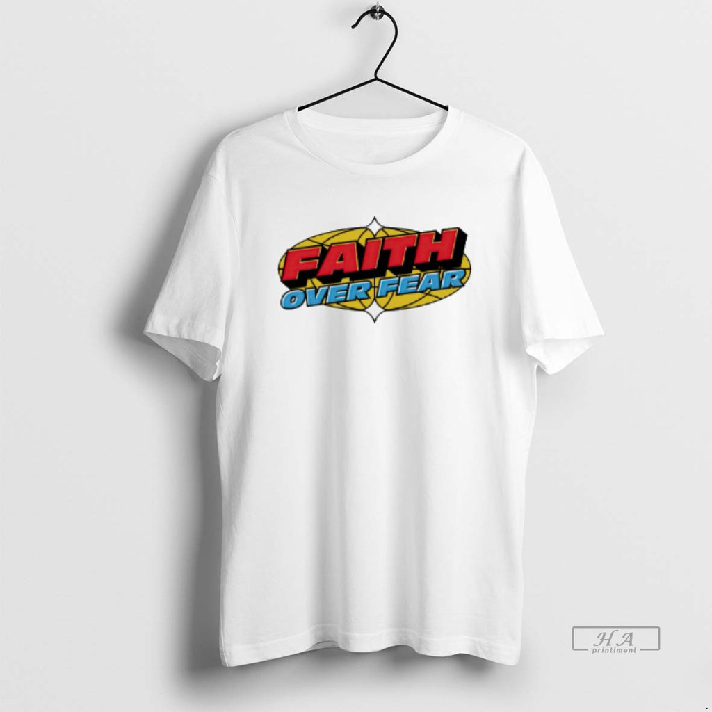 Trendy Faith Over Fear Logo T-Shirts, Hoodie, Sweatshirt | InkRitualCo.com