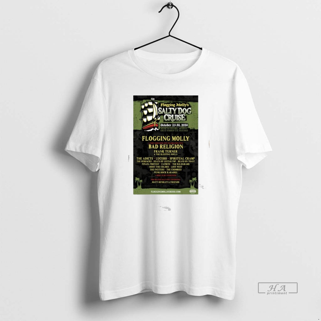 Trendy Flogging Mollys Salty Dog Cruise October 25 30 2026 Concert T-Shirts, Hoodie, Sweatshirt | InkRitualCo.com