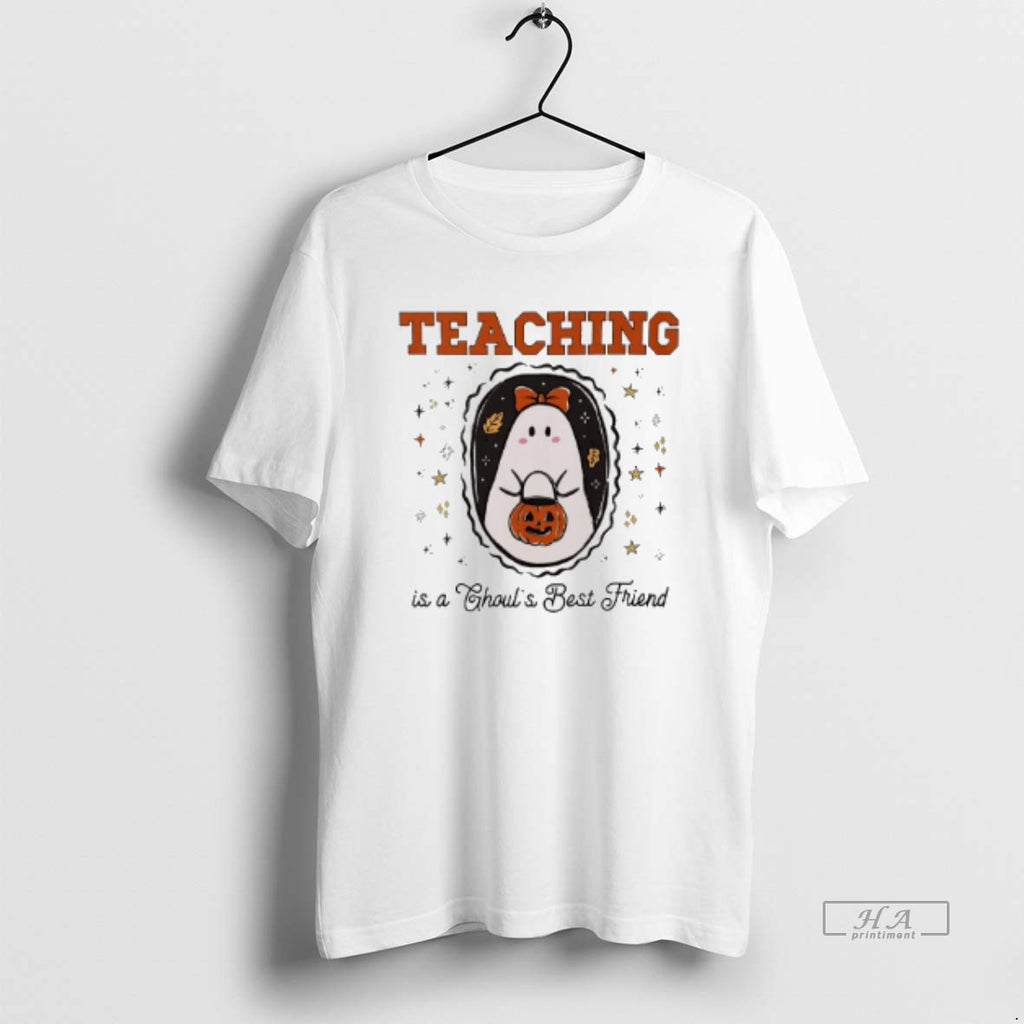 Trendy Ghost Teaching Is A Ghouls Best Friend T-Shirts, Hoodie, Sweatshirt | InkRitualCo.com
