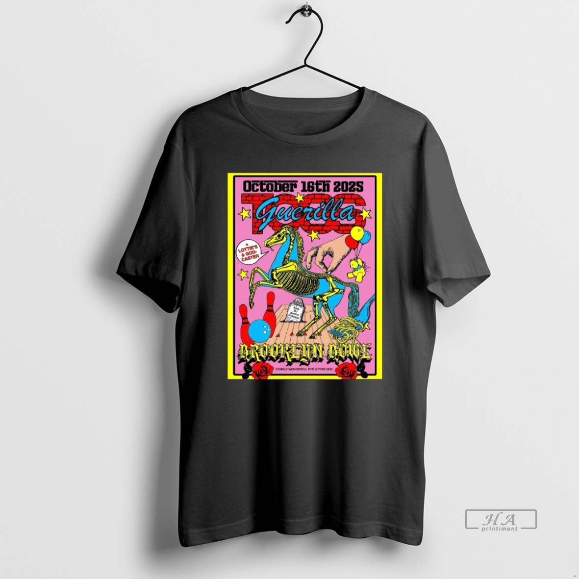 Trendy Guerilla Toss October 16 2025 Brooklyn Bowl Show T-Shirts, Hoodie, Sweatshirt | InkRitualCo.com