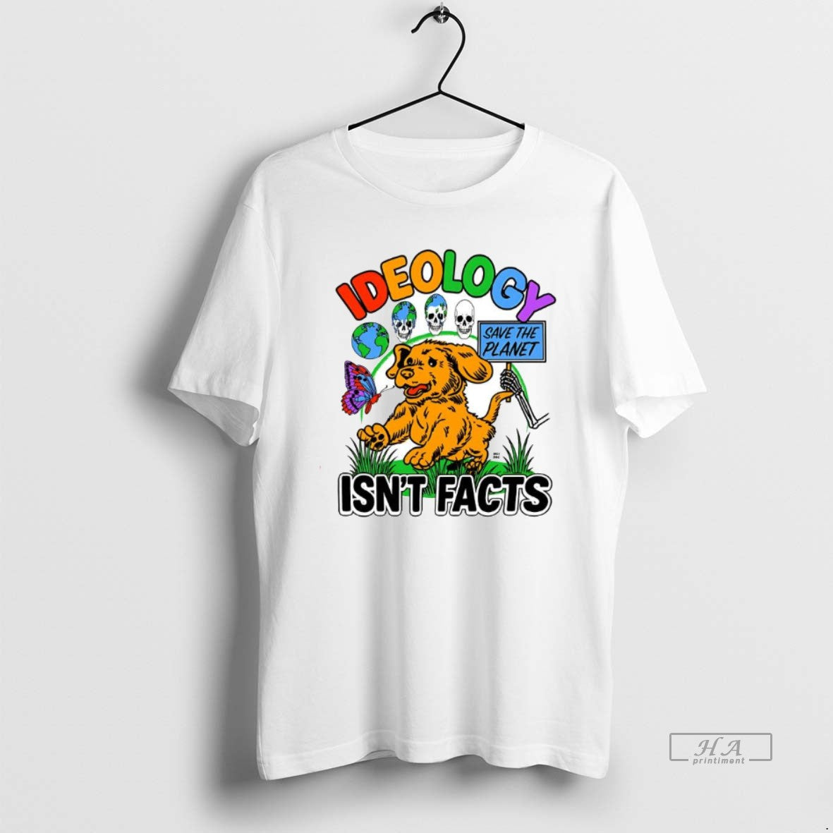 Trendy Ideology Isnt Facts Save The Planet T-Shirts, Hoodie, Sweatshirt | InkRitualCo.com