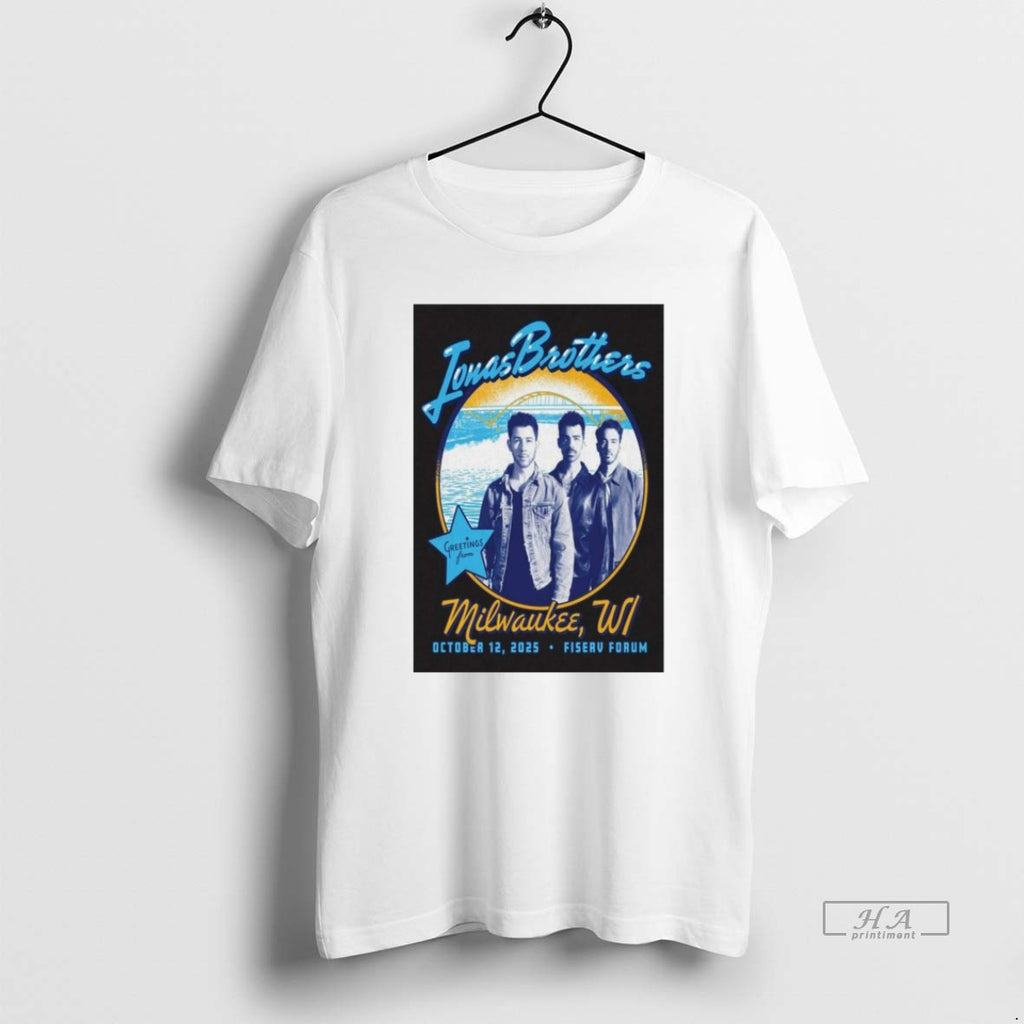 Trendy Jonas Brothers October 12 2025 Fiserv Forum Milwaukee Wi T-Shirts, Hoodie, Sweatshirt | InkRitualCo.com