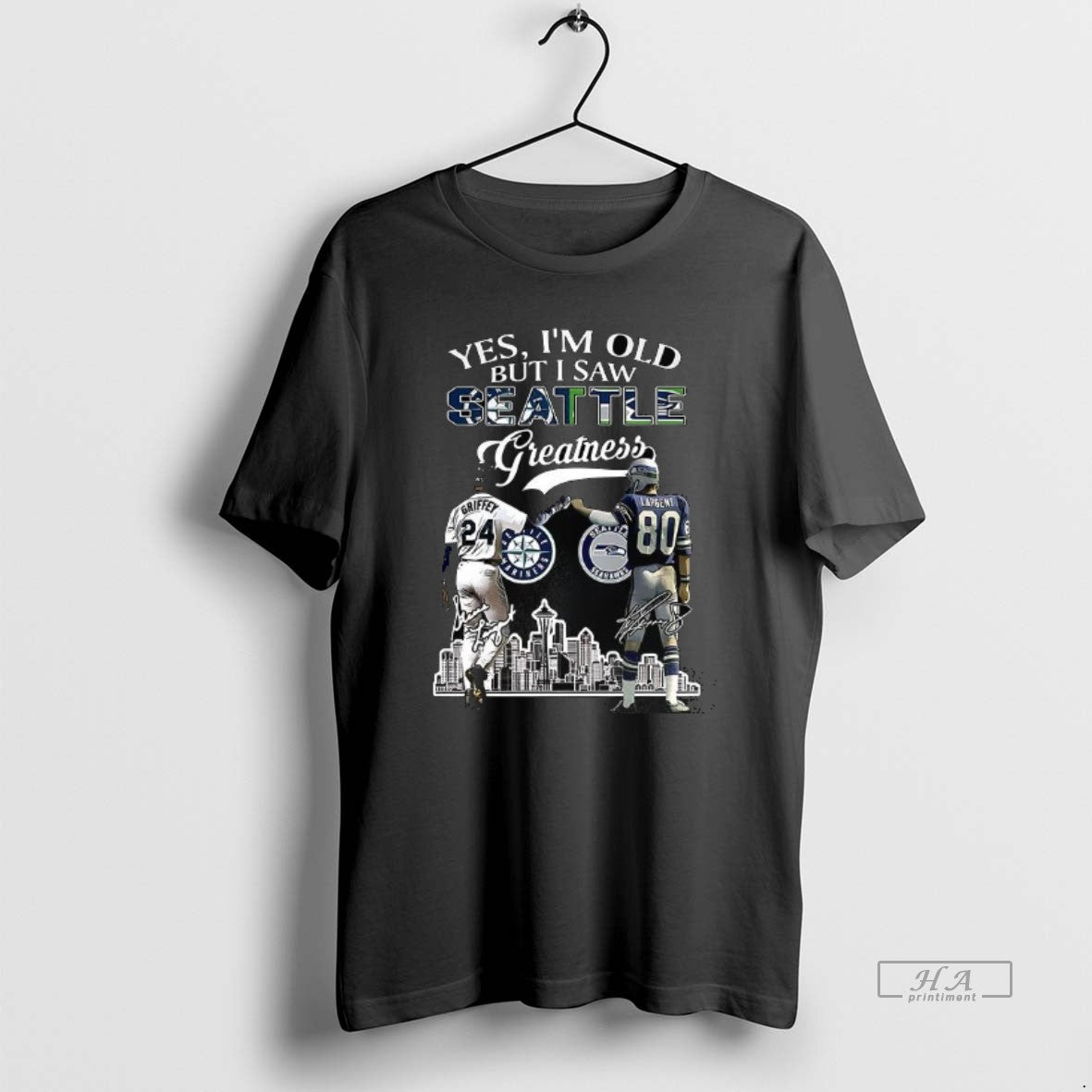 Trendy Ken Griffey Jr And Steve Largent Yes Im Old But I Saw Seattle Mariners T-Shirts, Hoodie, Sweatshirt | InkRitualCo.com