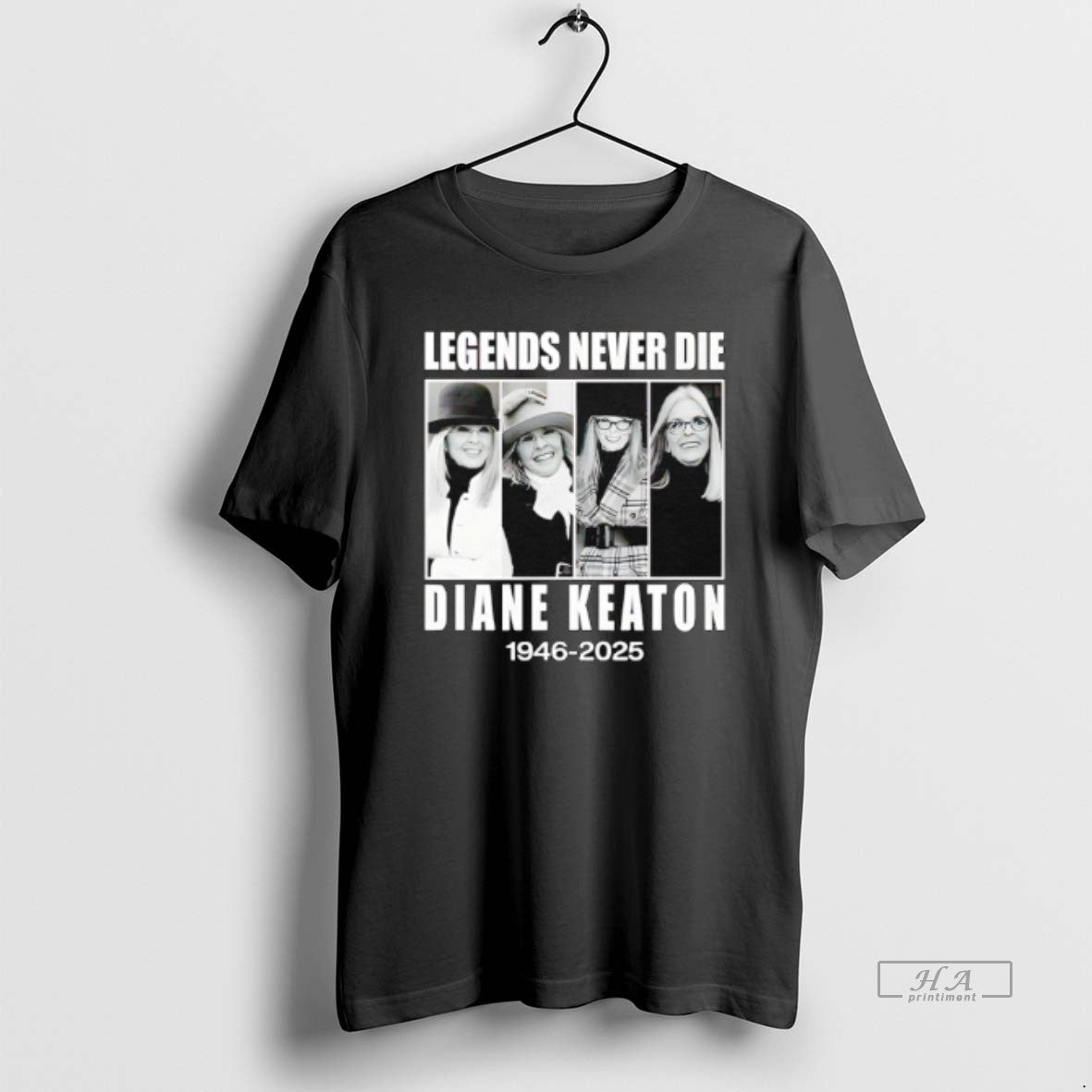 Trendy Legends Never Die Diane Keaton 1946 2025 T-Shirts, Hoodie, Sweatshirt | InkRitualCo.com