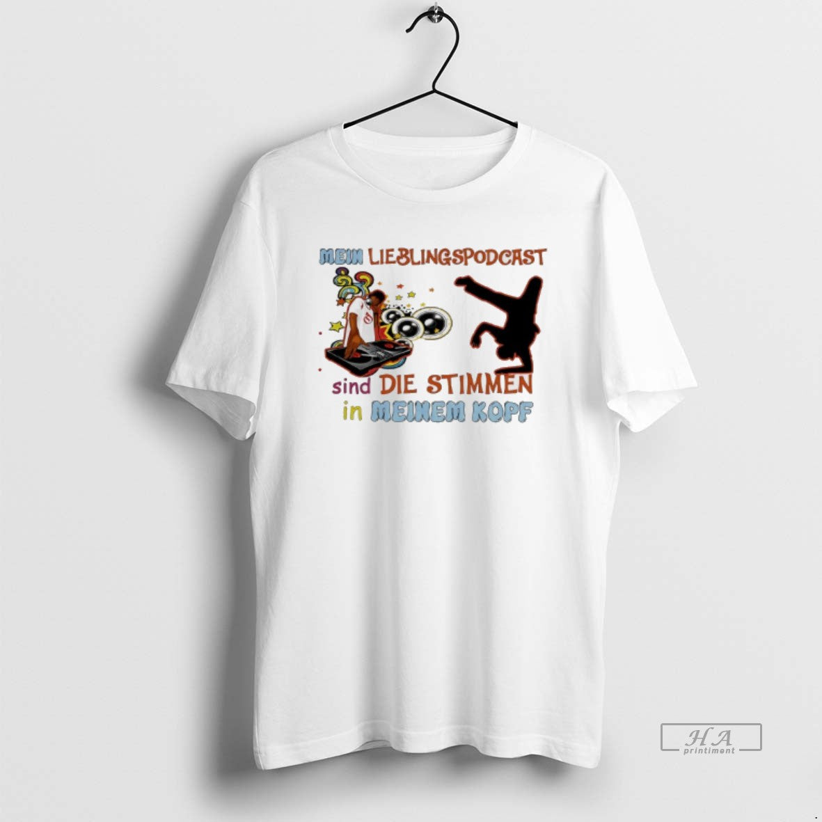 Trendy Mein Lieblingspodcast Sind Die Stimmen In Meinem Kopf T-Shirts, Hoodie, Sweatshirt | InkRitualCo.com