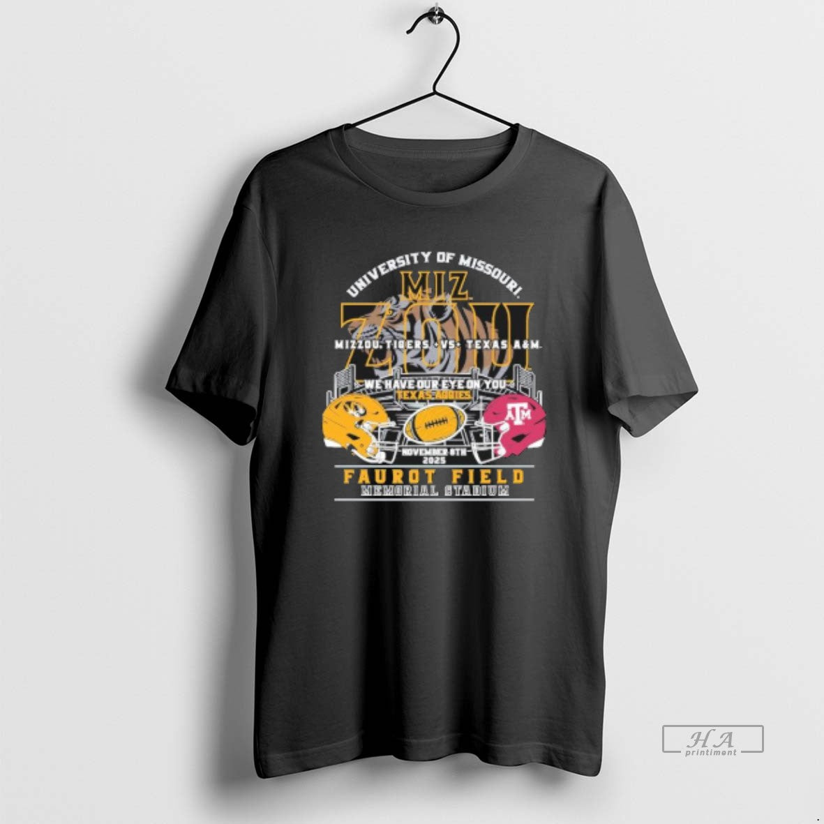 Trendy Mizzou Tigers Vs Texas Am 2025 We Have Our Eye On You T-Shirts, Hoodie, Sweatshirt | InkRitualCo.com