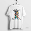 Trendy Monkey I Just Tell People Im Fine Cause Wtf Are They Gonna Do If T-Shirts, Hoodie, Sweatshirt | InkRitualCo.com
