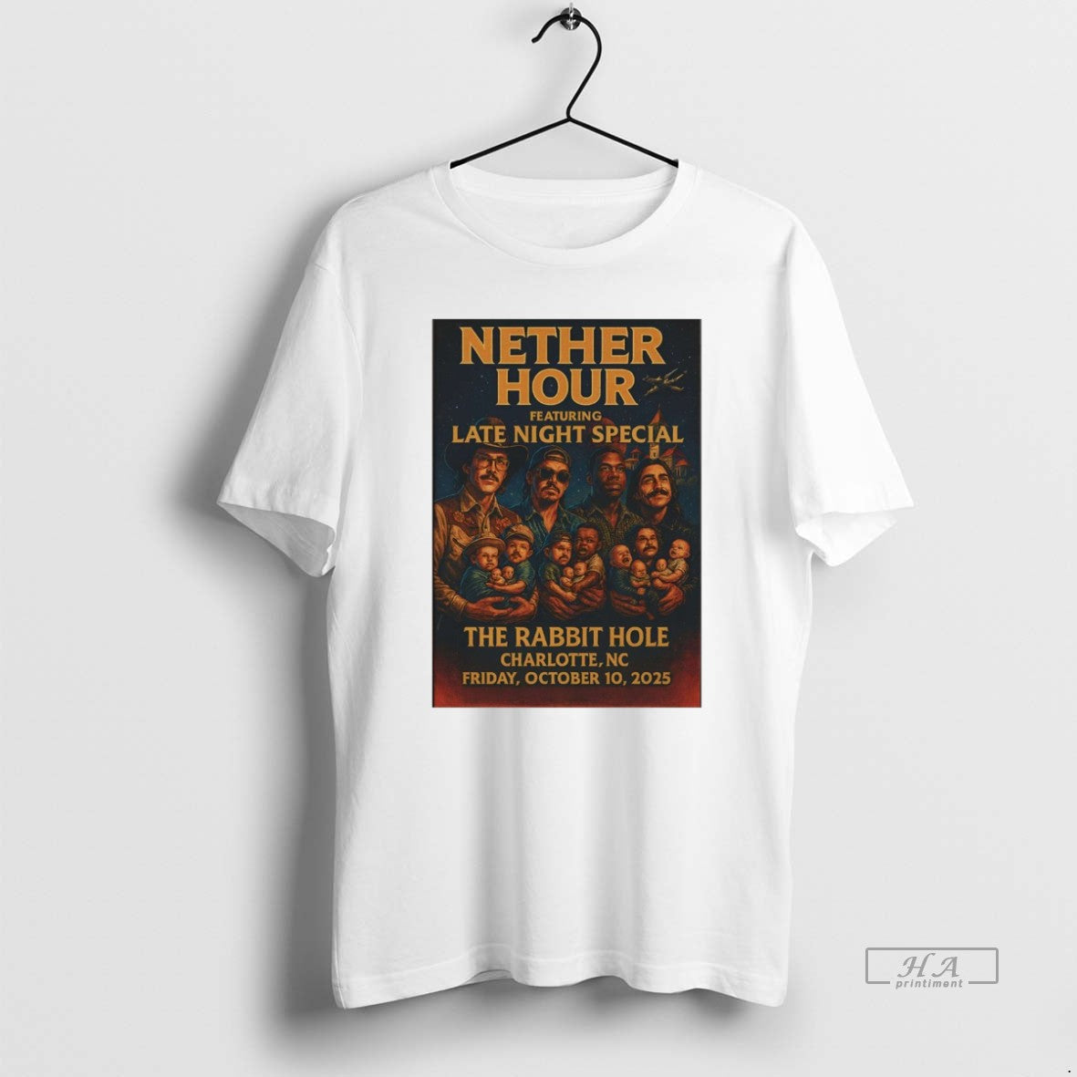 Trendy Nether Hour The Rabbit Hole Charlotte Nc October 10 2025 T-Shirts, Hoodie, Sweatshirt | InkRitualCo.com