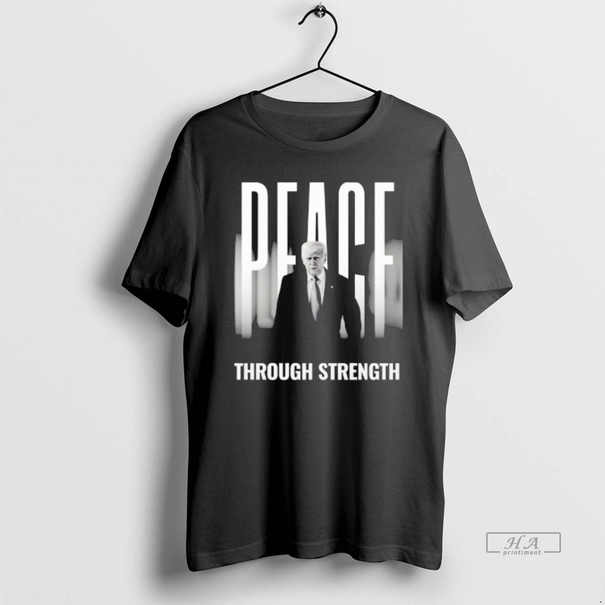 Trendy Peace Through Strength Donald Trump T-Shirts, Hoodie, Sweatshirt | InkRitualCo.com