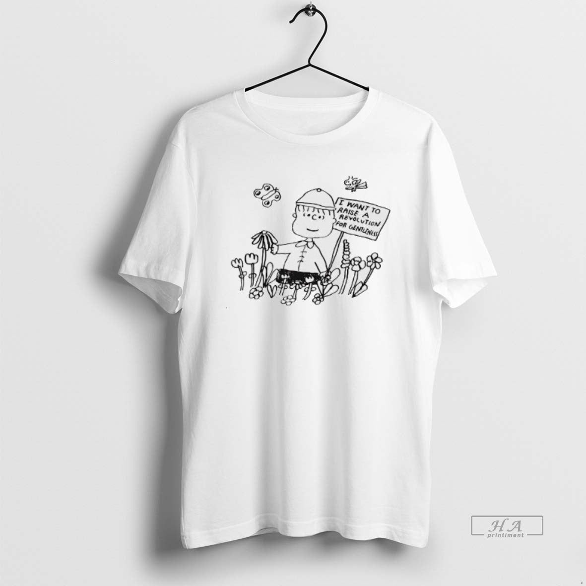 Trendy Peanuts Franklin I Want To Raise A Revolution For Gentleness T-Shirts, Hoodie, Sweatshirt | InkRitualCo.com