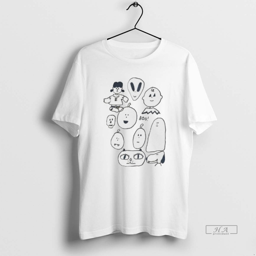 Trendy Peanuts Characters X Alien Boo T-Shirts, Hoodie, Sweatshirt | InkRitualCo.com