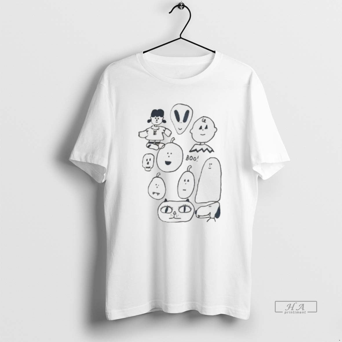 Trendy Peanuts Characters X Alien Boo T-Shirts, Hoodie, Sweatshirt | InkRitualCo.com
