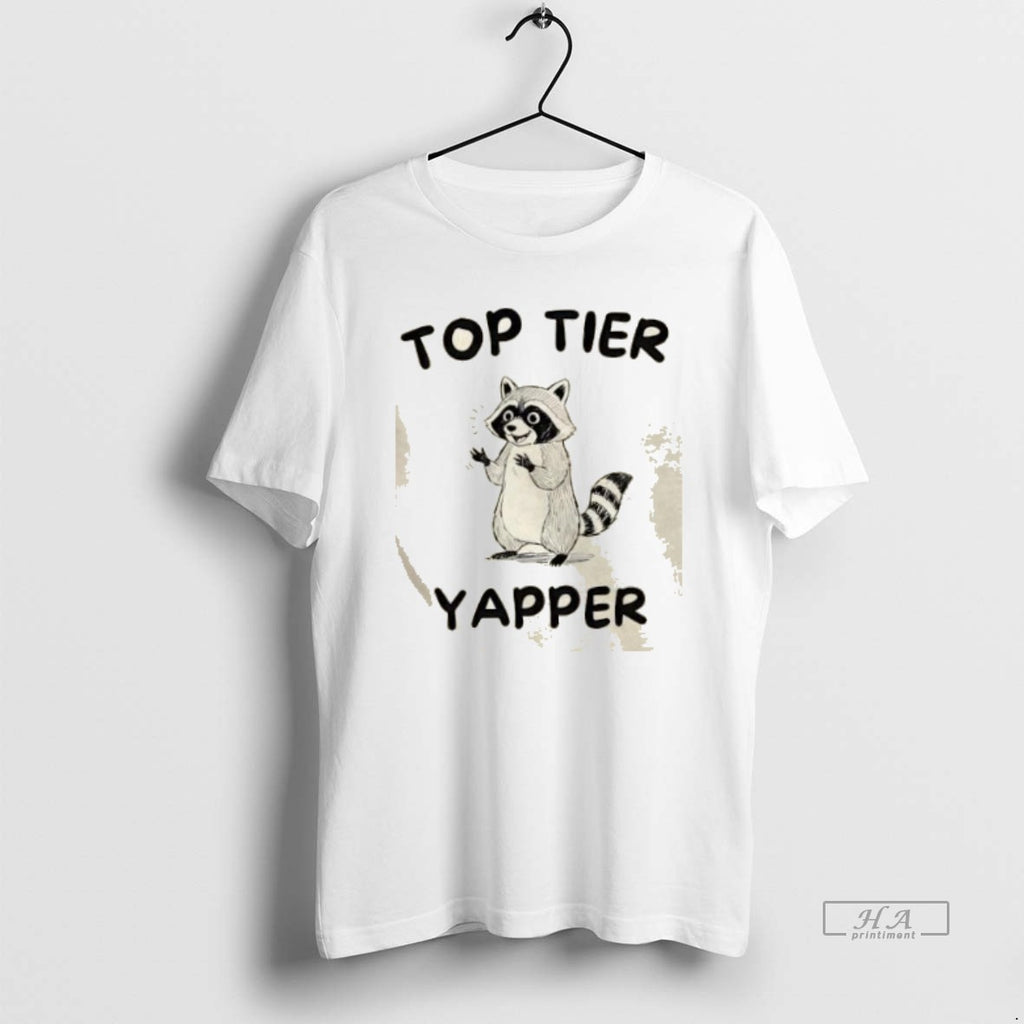 Trendy Raccoon Top Tier Yapper T-Shirts, Hoodie, Sweatshirt | InkRitualCo.com