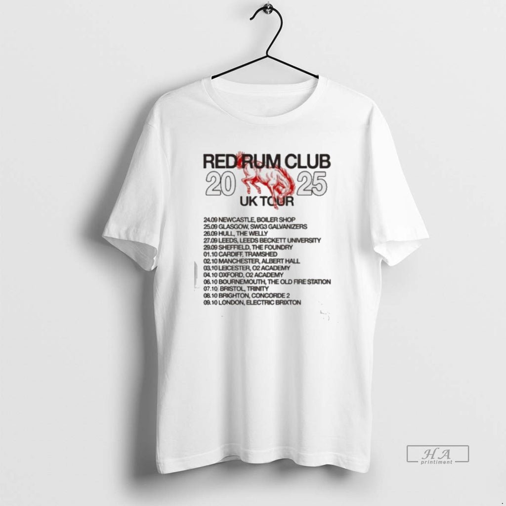 Trendy Red Rum Club 2025 Tour Uk Buck T-Shirts, Hoodie, Sweatshirt | InkRitualCo.com
