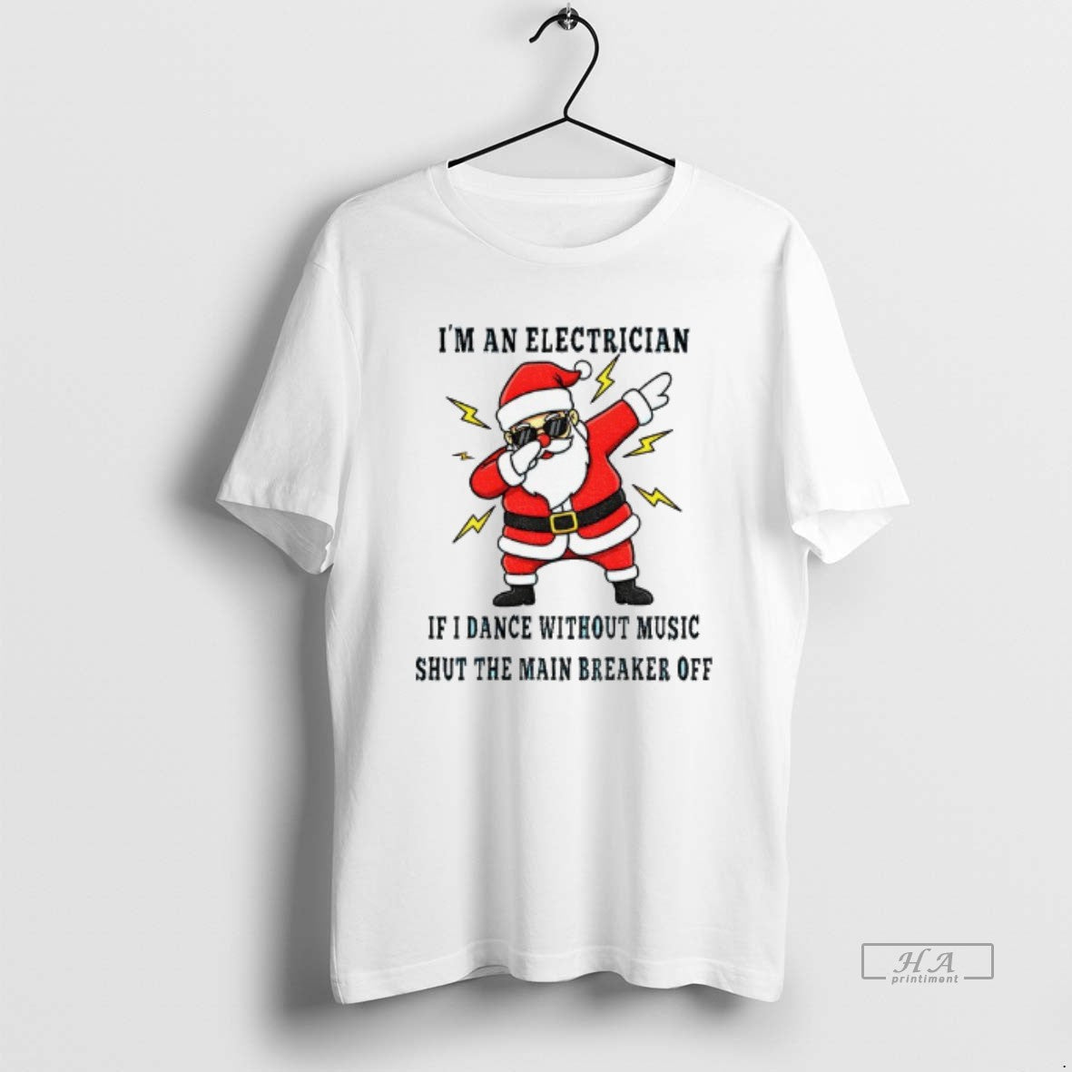 Trendy Santa Claus Im An Electrician If I Dance Without Music Shut The Main Breaker T-Shirts, Hoodie, Sweatshirt