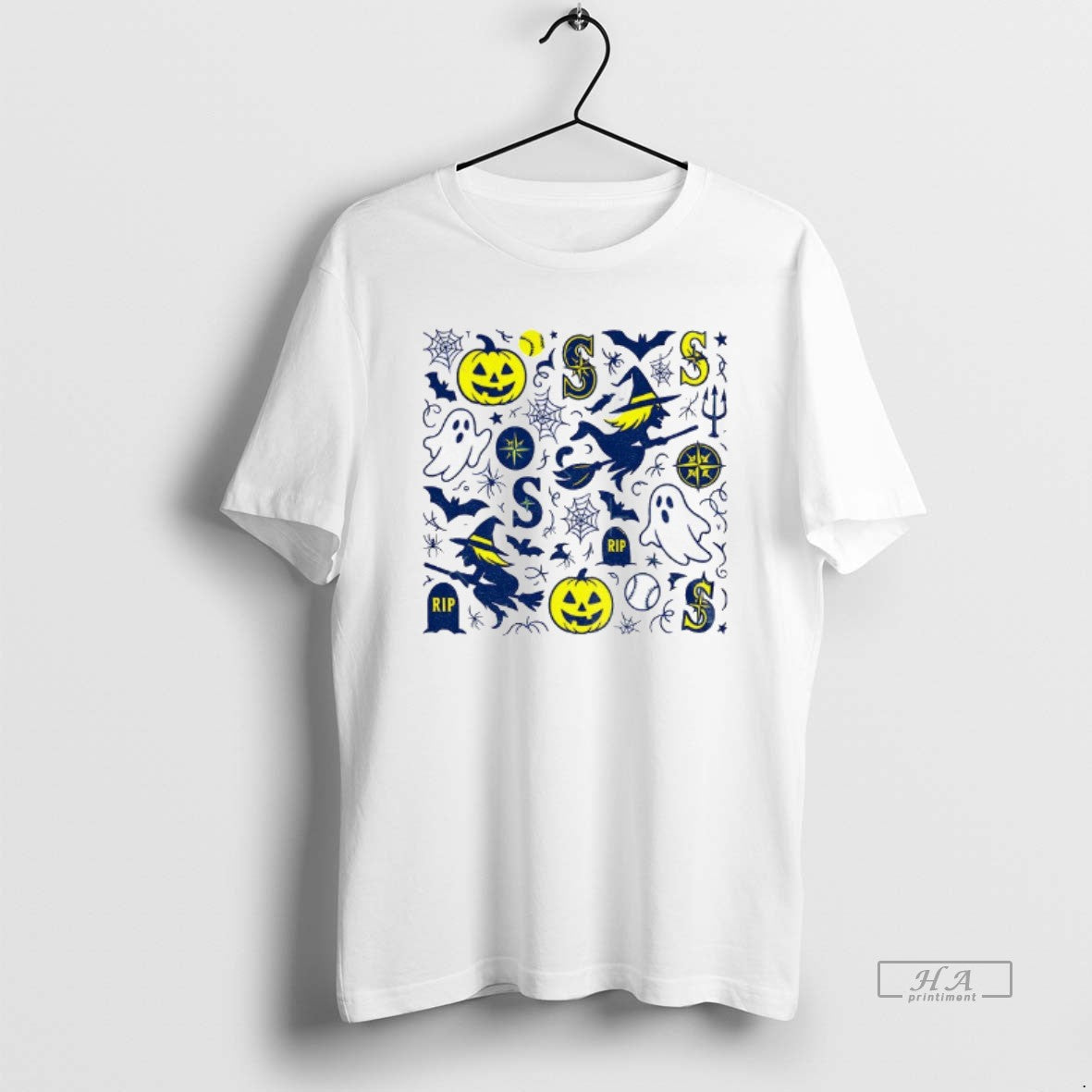 Trendy Seattle Mariners Inspired Modern Halloween T-Shirts, Hoodie, Sweatshirt | InkRitualCo.com