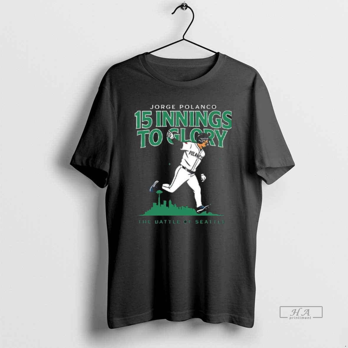 Trendy Seattle Mariners Jorge Polanco Mariners 15 Inning Game 5 T-Shirts, Hoodie, Sweatshirt | InkRitualCo.com