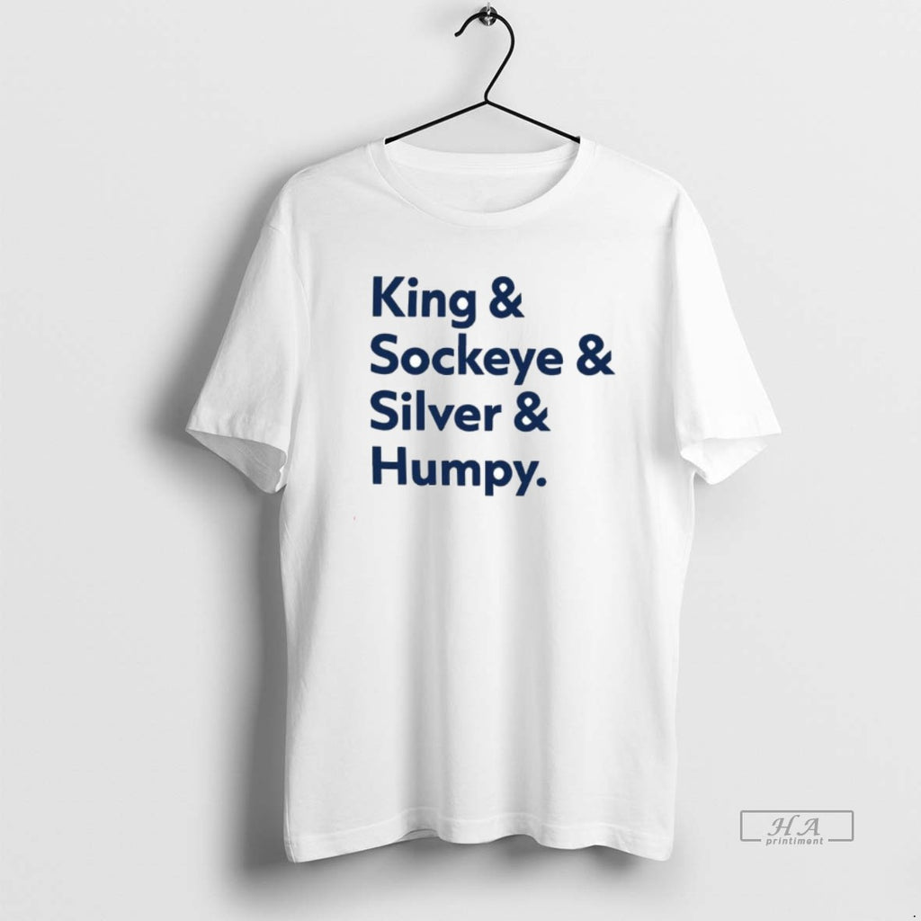 Trendy Seattle Mariners Salmon Run King And Sockeye And Silver And Humpy T-Shirts, Hoodie, Sweatshirt | InkRitualCo.com