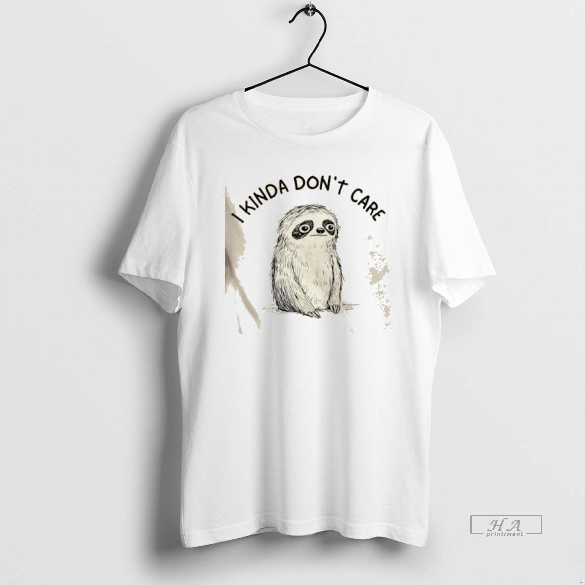 Trendy Sloth I Kinda Dont Care T-Shirts, Hoodie, Sweatshirt | InkRitualCo.com